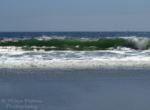 WordPress weekly photo challenge: Sea - the waves at Coronado Beach